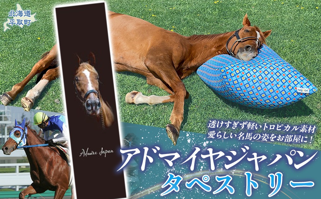 
                  【アドマイヤジャパン×Yogibo】タペストリー 【ふるさと納税 人気 おすすめ ランキング 馬 競馬 競走馬 引退馬 アドマイヤジャパン 日高 北海道 平取町 びらとり 送料無料】 BRTV045
                