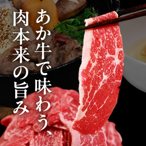 117-24　オアシス九州　熊本県産あか牛 切り落とし 1ｋg スライス　 すき焼き用 (250g×4パック)