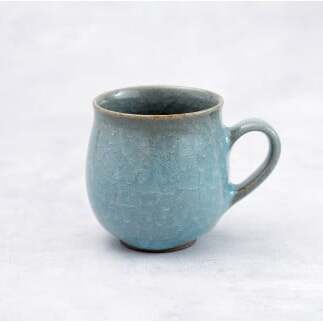 有田焼 貫入丸マグカップ【梶原大敬 茂正工房】食器 うつわ 器 青磁 作家 コーヒーカップ A20-575_イメージ2