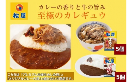 
松屋 カレー 牛めし 10個 セット 冷凍 牛丼 カレー　【 詰め合わせ 食品 冷凍食品 食品 惣菜 】
