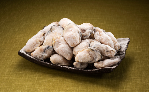 AB375.旬を急速凍結した濃厚な牡蠣（１．５ｋｇ）.バラ凍結.国産