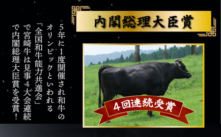 KU425n-2 宮崎牛 赤身モモ肉と肩ロースのスライスセット計1.8kg（モモ肉500g×2、肩ロース400g×2）