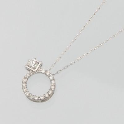 ふるさと納税 昭和町 PT900/PT850 0.15ct ダイヤモンド ペンダントネックレス HH-019751 |  | 01