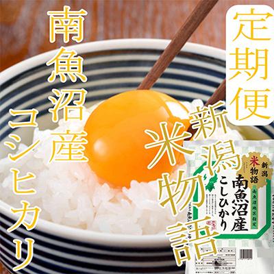 ふるさと納税 南魚沼市 【毎月定期便】【米物語※4Kg】南魚沼産コシヒカリ全6回 |  | 01