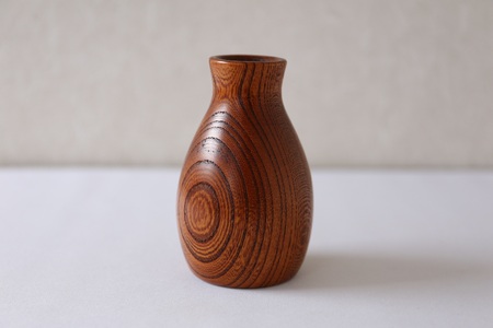 SG0057　酒田船箪笥　製造技術を活かした酒器（ぐい呑み・徳利セット／金具なし）