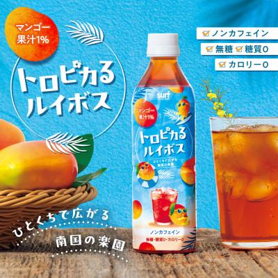 ふるさと納税 山梨市 サーフ　トロピカるルイボス500ml×24本　マンゴー果汁使用、糖質・カロリー・カフェインゼロ |  | 01