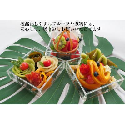 ふるさと納税 潮来市 松本産業 アクリル 三段重 S クリア 重箱  J Product Design (SJU3)　 |  | 02