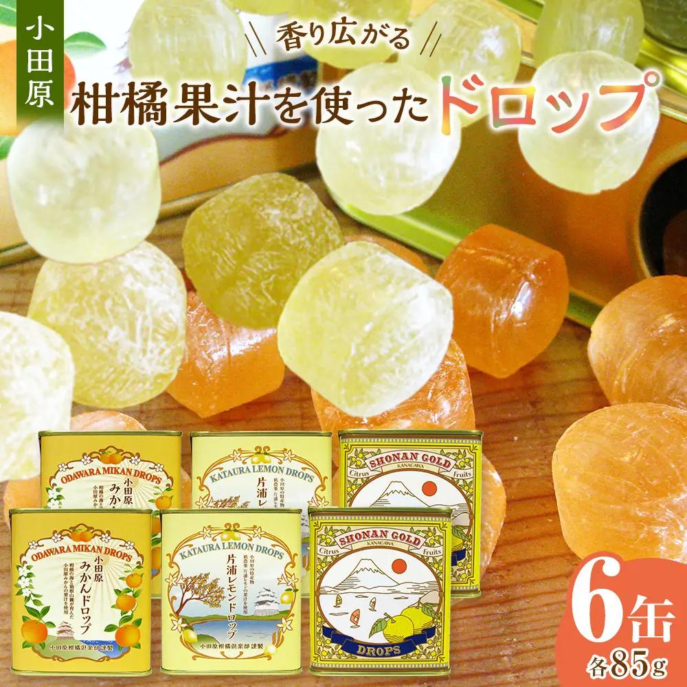 【小田原のフルーツ果汁を使ったドロップ3種類×2個セット】口に入れるとフルーツの香りが広がるドロップ。【 ドロップ 神奈川県 小田原市 ドロップ】