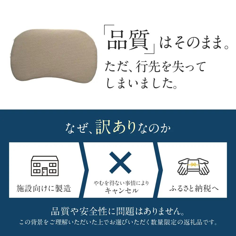 訳あり mameFIT(マメフィット) 立体サポート枕 ブレスエアー® 近江化成工業株式会社 滋賀県 東近江市 A-H11 安眠 枕 快眠 頚椎サポート 肩こり 横向き寝 寝返り 人間工学 ウレタン 