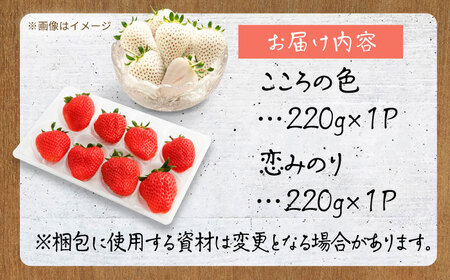 【先行予約】恋みのり・こころの色 220g×2パック（各1パック）  【鐘ヶ江農園】[IBH020]