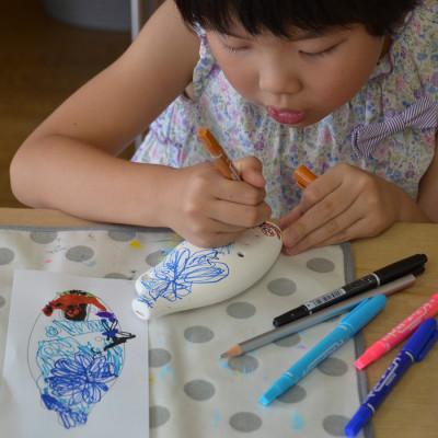 ふるさと納税 瑞浪市 美濃焼 オカリナより簡単!子供でも吹けるお絵かき楽器工作キット(セラリーナKids8音階) |  | 01