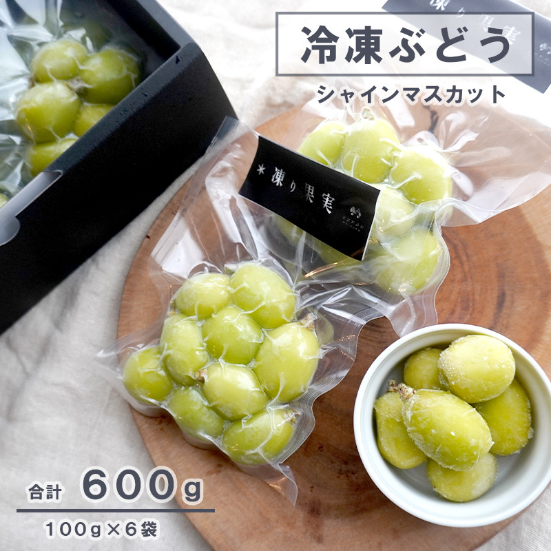 
【 先行予約 8月末発送 】 冷凍 シャインマスカット ぶどう 葡萄 100g 6パック 計 600g 小分け 個包装 舞鶴 冷凍ぶどう 冷凍果物 フルーツ 果物 瞬間冷凍 京都
