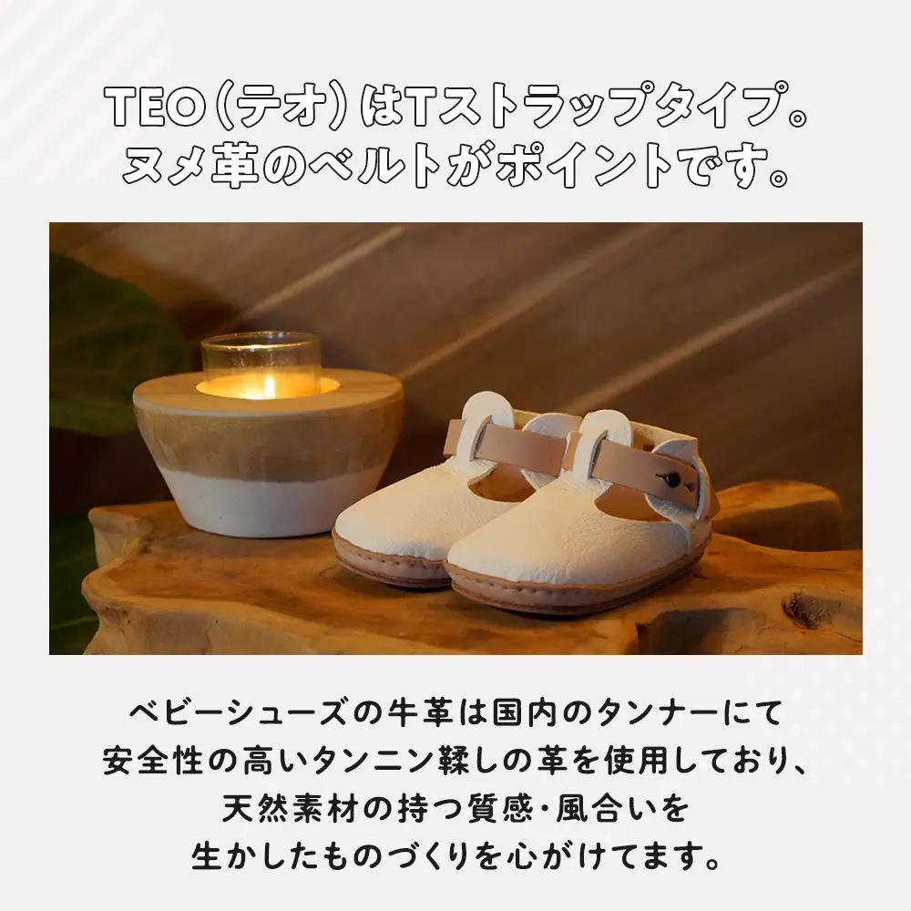 ファーストシューズキット　TEO　【キャメル】名入れプレート付き