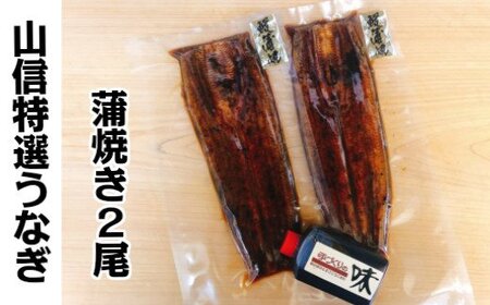 特選うなぎの蒲焼き ２尾 ≪ヤマシン≫ ※ 冷凍 ※ 
