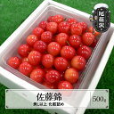 【ふるさと納税】先行予約 さくらんぼ 佐藤錦 500g 秀Lサイズ以上 化粧詰め 2025年産 令和7年産 山形県産 尾花沢産 送料無料 kb-snkzx500 ※2025年6月10日頃より順次発送予定※沖縄・離島への配送不可