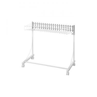 ふるさと納税 新潟市 高さ伸縮スラックスハンガー(スイング式)20本掛 白 [54070664] |  | 01