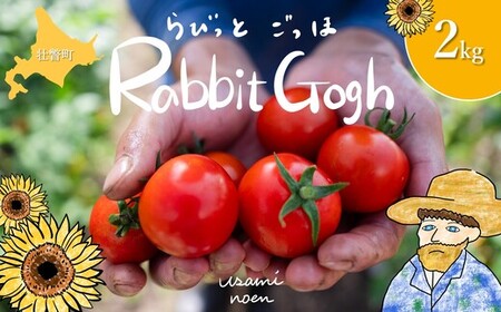 北海道壮瞥町産 ラビットゴッホ2kg 中玉トマト SBTAJ003