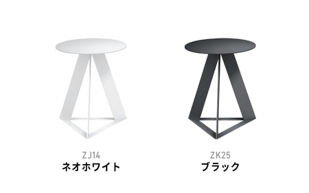 ＮＥＬ　カフェテーブル　タイプC　丸天板　ZJ14(ネオホワイト)
