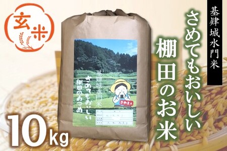 【新米】令和6年産【基肄城水門米】さめてもおいしい棚田のお米 10kg【ひのひかり 米 玄米 お米 やまつき米 モチモチ 基山町産 棚田米 10kg】B-A072003