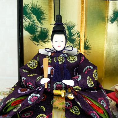 ふるさと納税 小野市 雛人形　京芥子親王「桔梗華紋」オリジナル金襴敷　No.K-607 |  | 02