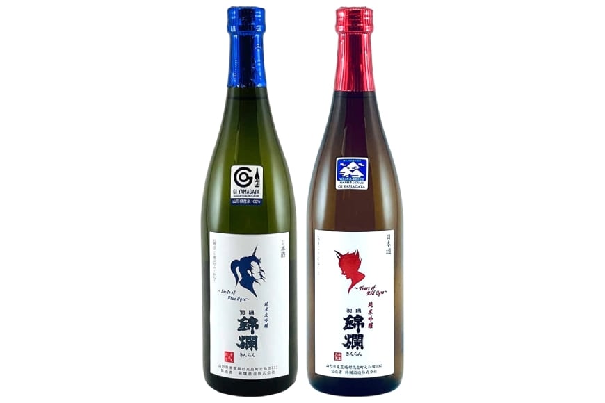 日本酒 赤鬼の涙 青鬼の微笑 720mlセット [高畠町観光協会 山形県 高畠町 tk06ays670021] プラチナ賞受賞 純米吟醸酒 純米大吟醸 冷蔵