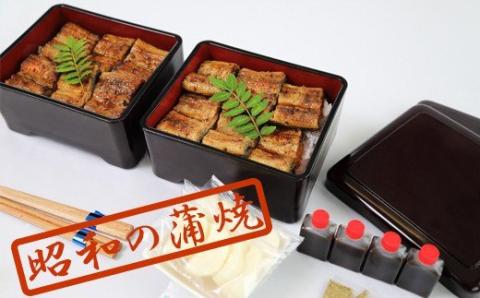 DS-005 鹿児島県産うなぎの蒲焼12切れ（約288ｇ）「柿」 重箱、米、秘伝のタレ、漬物、山椒、箸、おしぼり付き うなぎ亭天照