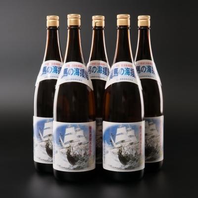 ふるさと納税 室戸市 本格米焼酎　25度　龍馬の海援隊1800ml×5本