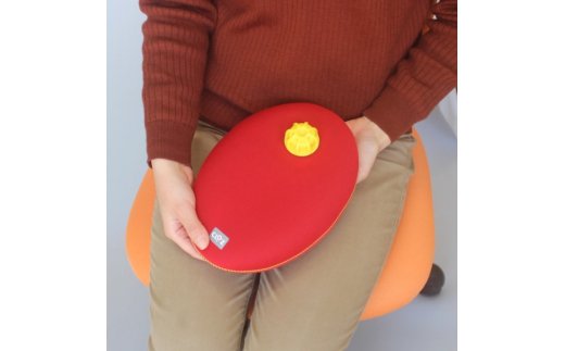 クロッツやわらか湯たんぽ/たまご型（レッド）