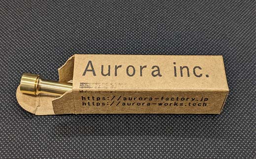 試験でも安心真鍮シャープペン芯入れ ゴールドキャップ付き F21E-284