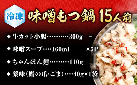 もつ鍋（味噌）15人前セット  / [AFAZ032]