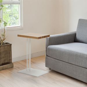 Rectangle side table （レクタングルサイドテーブル） ワークデスク H600 ホワイト_集成材  EB8-0642