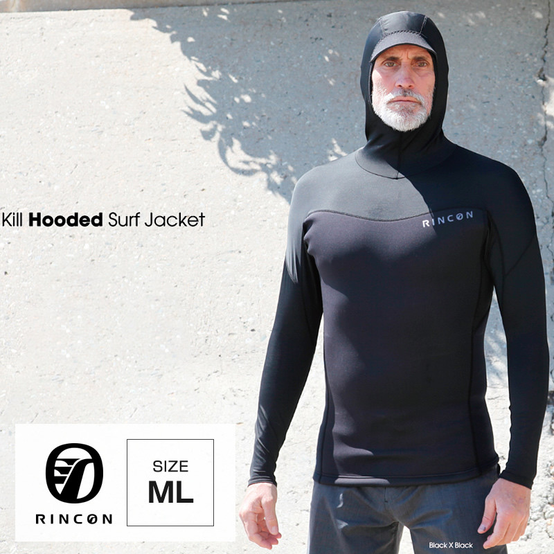 
            ウエットスーツ Rincon 1mm KILL HOODED 長袖 JACKET 真夏仕様 5.5cm バイザー付き MLサイズ【 マリンスポーツ ウエットスーツ サーフィン ダイビング 海老名市 トシズマリンプロジェクト 】
          
