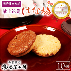 【スピード発送】 金菓賞受賞 サブレ はな椿 10個 
