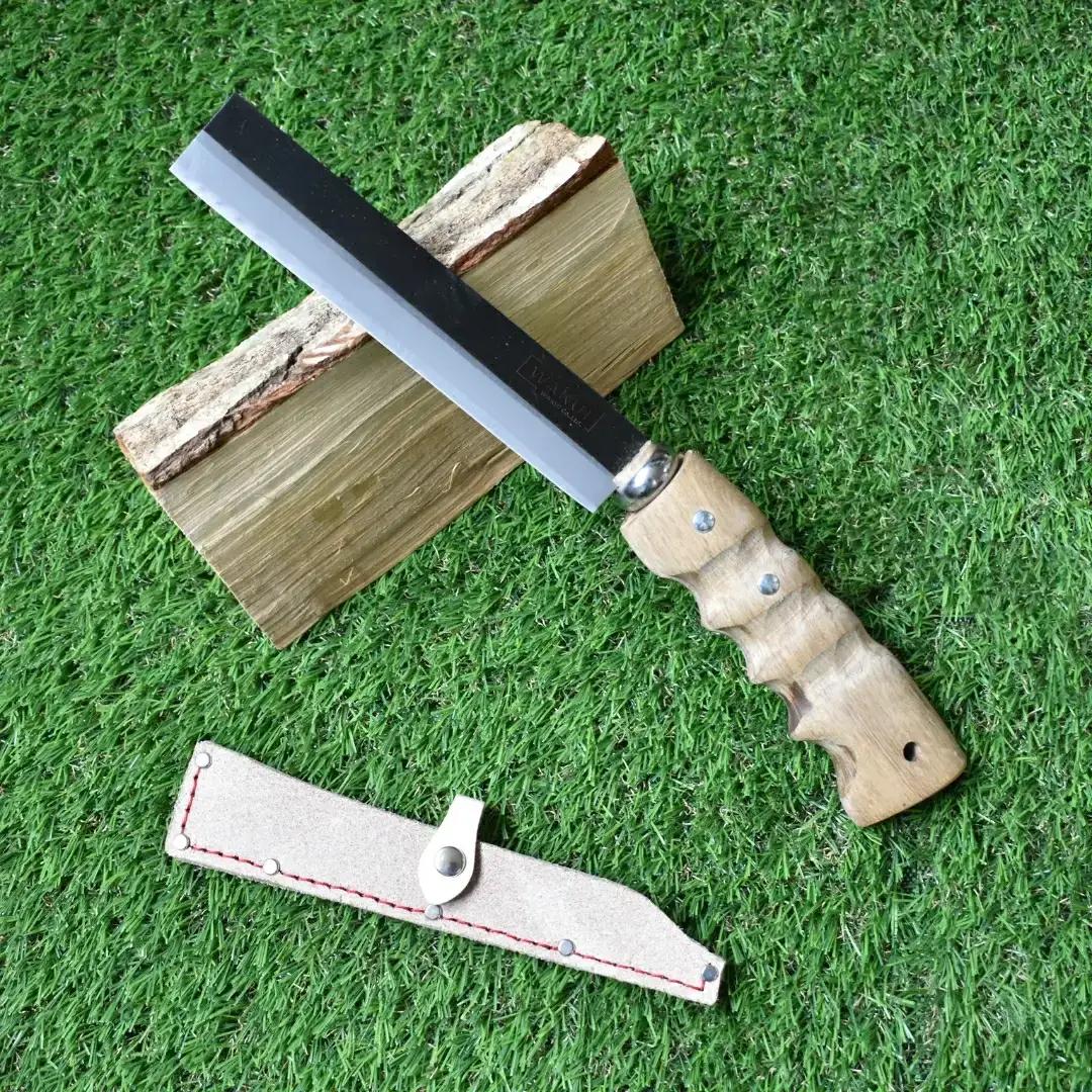 [山人] 全鋼 ミニ竹割鉈 小型斧 薪割り 竹細工 キャンプ アウトドア ナタ 燕三条製 【028S016】