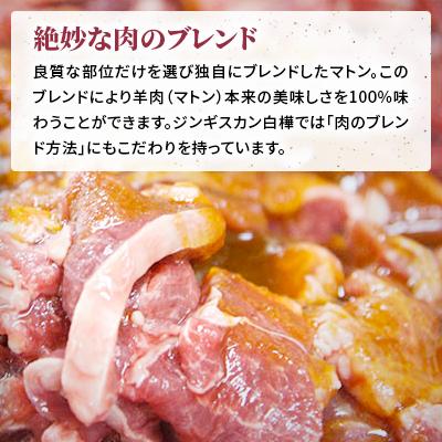 ふるさと納税 帯広市 白樺ジンギスカン(400g×2　つけタレ90g×2) |  | 02