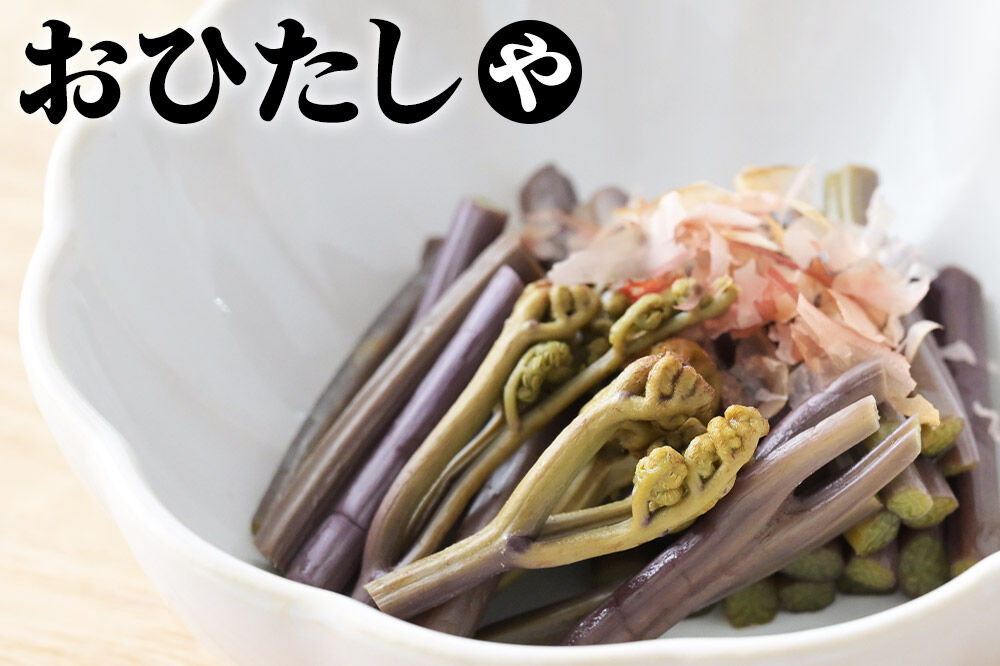 山菜 わらびの塩漬け 500g 秋田県 東成瀬村産 TAKAYA [山菜 国産 ワラビ わらび 塩漬け]