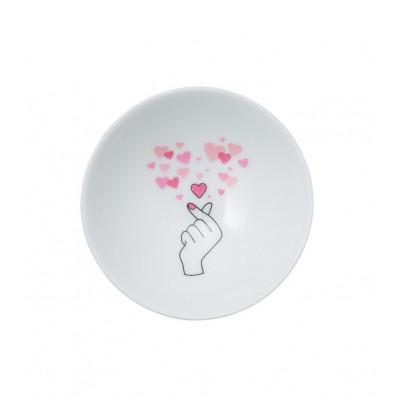 ふるさと納税 多治見市 【温度で変化する器】【美濃焼】 平盃(白)1個『冷感キュン』