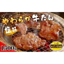 【ふるさと納税】やわらか牛たん 塩味 1500g（150g×10P）14～15人分 仙台 宮城 名物 牛タン