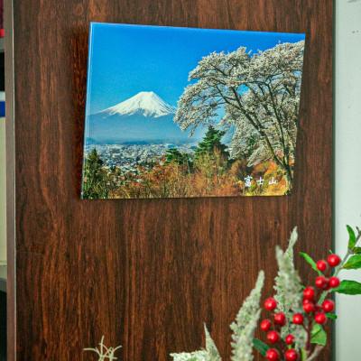 ふるさと納税 山梨県 富士山アクリルパネル　A4　春 |  | 02