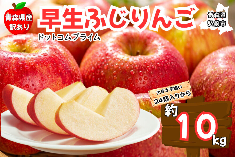 【26年10月中旬〜11月下旬発送】りんご 早生ふじ 約10kg【訳あり ご家庭用】青森県産 青森 果物 フルーツ 林檎 リンゴ くだもの 弘前市 [産地直送 アップル おいしい ふじ りんご 果実 果物 早生 美味 林檎 弘前市]