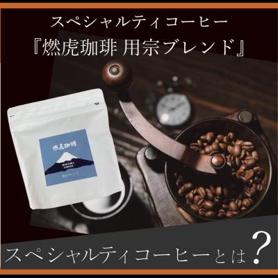 ふるさと納税 静岡市 毎日のルーティンを格上げ　燃虎珈琲　用宗ブレンド(豆)　100g×3袋セット |  | 03