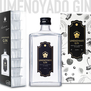 UMENOYADO GIN 750ml ／ 梅乃宿酒造 44度 ジン クラフトジン ジャパニーズジン お酒 スピリッツ 国産 ギフト お祝い プレゼント 奈良県 葛城市