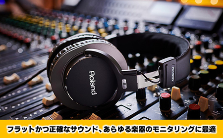 ヘッドホン RH-300 Roland 有線 ヘッドフォン モニターヘッドホン 密閉型 密閉式 密閉 ポーチ 付き 音響機器 オーディオ DTM DJ機器 電化製品 ステレオ ミニ 日本製 国産 音楽