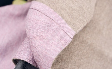 ストール CLEMATIS 接結カラフルストール ( たたきポケット・パープル・Fサイズ ) | レディース メンズ おしゃれ シンプル マフラー 秋冬 秋 冬 プレゼント ギフト 新潟県 五泉市 株