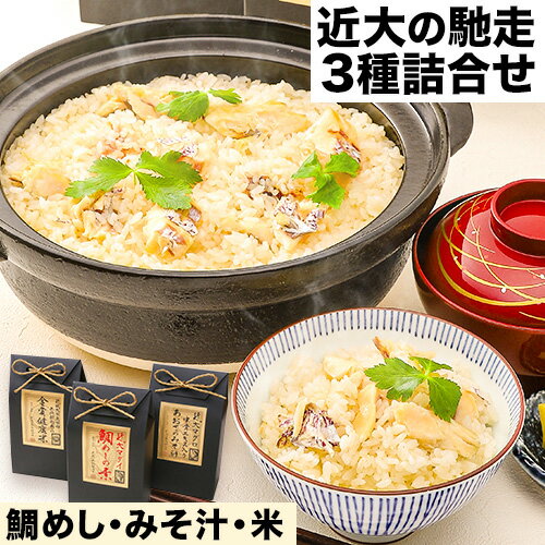 【ふるさと納税】近大は美味しい 近大の馳走詰合せ 《12月上旬-中旬に出荷予定(土日祝除く)》和歌山県 日高町 鯛めしの素 あおさのみそ汁 みそ汁 金賞健康米 米 アーマリン近大