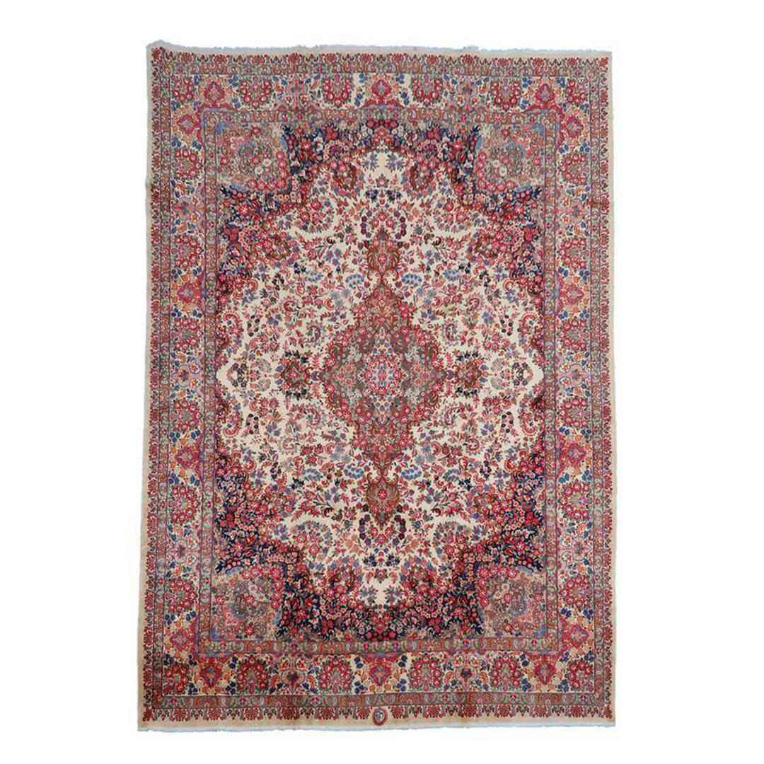【限定1品】 アンティク・ ペルシャ 絨毯 ムード産 384×299cm（FX-22088） キリム 絨毯 ギャッベ ラグ 手織り 最高級 天然 アンティーク じゅうたん カーペット [BP260-N
