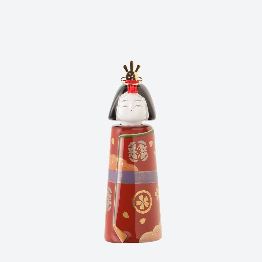 ＜中島忠平漆器店＞ミニ立雛　桜蒔絵