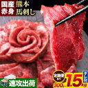 【ふるさと納税】赤身馬刺し300g ～ 1.5kg 【純国産熊本肥育】生食用 冷凍《1-5営業日以内に出荷予定(土日祝除く)》送料無料 熊本県 球磨郡 山江村