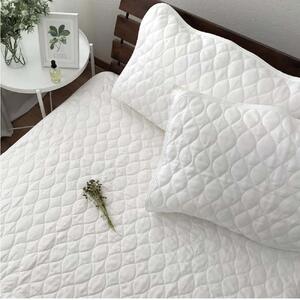 【シングル】ピュアリネン100%敷パッド(100×205cm)ホワイト LIN-1S-WH