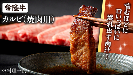 【 常陸牛 】 焼肉用カルビ400g